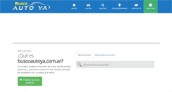 Desktop Screenshot of buscoautoya.com.ar