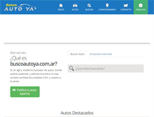 Tablet Screenshot of buscoautoya.com.ar